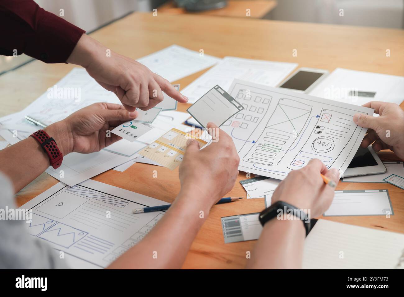 Tablet Workspace Layouts Tablet layout hi-res stock photography and images - Alamy