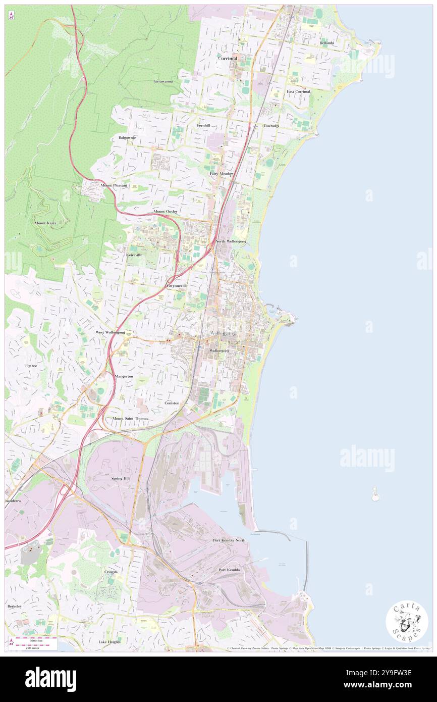 Beaton Park, , AU, Australia, New South Wales, S 34 25' 24'', N 150 53' 34'', map, Cartascapes Map published in 2024. Explore Cartascapes, a map revealing Earth's diverse landscapes, cultures, and ecosystems. Journey through time and space, discovering the interconnectedness of our planet's past, present, and future. Stock Photo