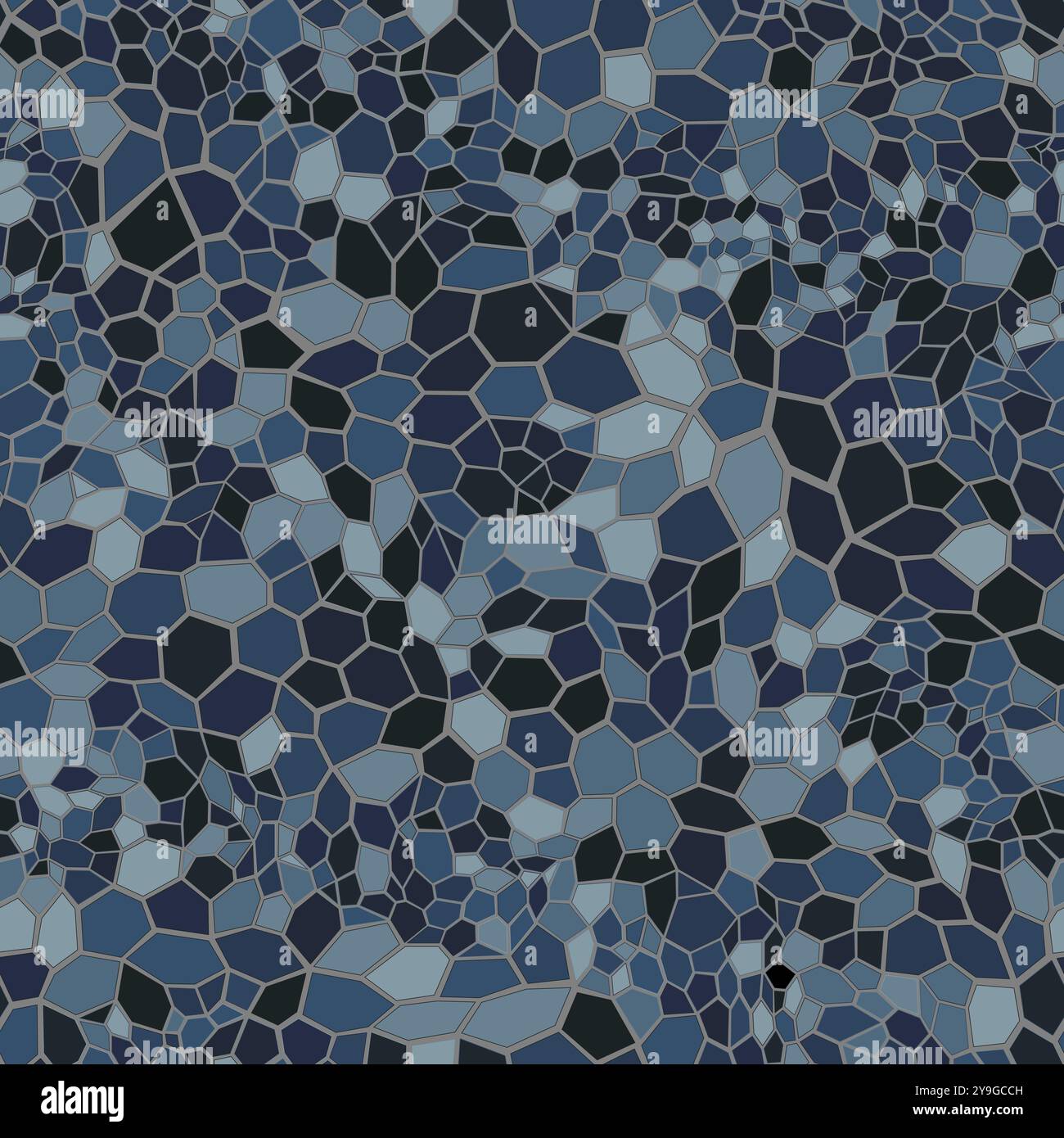 Seamless vector pattern geometric composition of colored mosaic background. Stock Vector