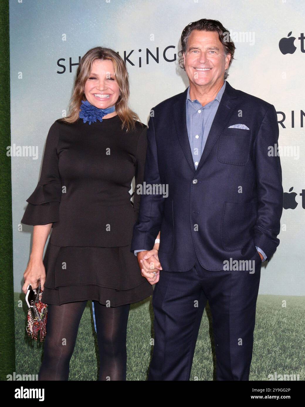 Ca. 08th Oct, 2024. Gigi Rice, Ted McGinley at arrivals for Apple TV  SHRINKING Red Carpet Premiere, Pacific Design Center, Los Angeles, CA, October 08, 2024. Credit: Priscilla Grant/Everett Collection/Alamy Live News Stock Photo