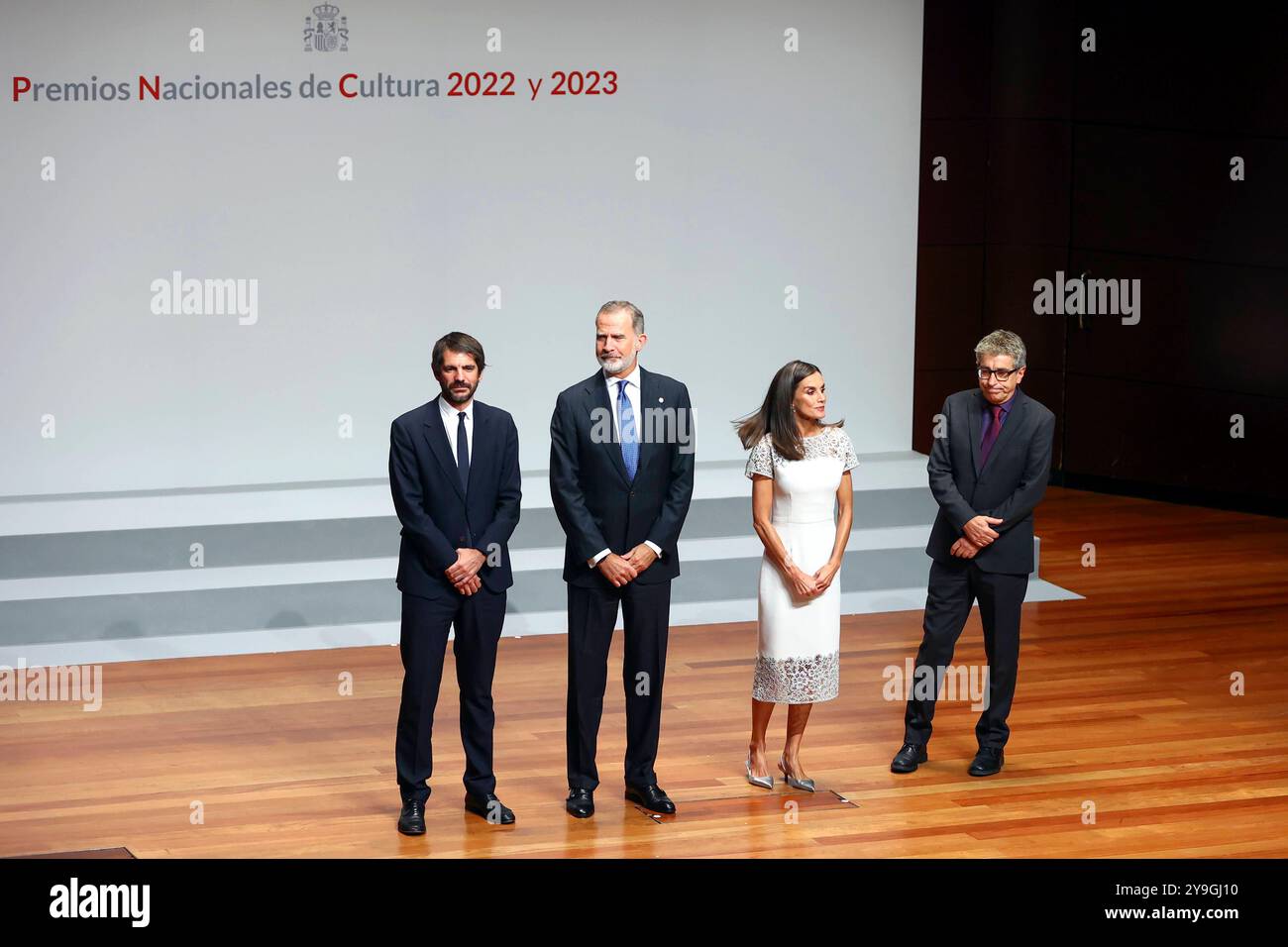 Spanish King Felipe VI and Queen Letizia attending National Culture