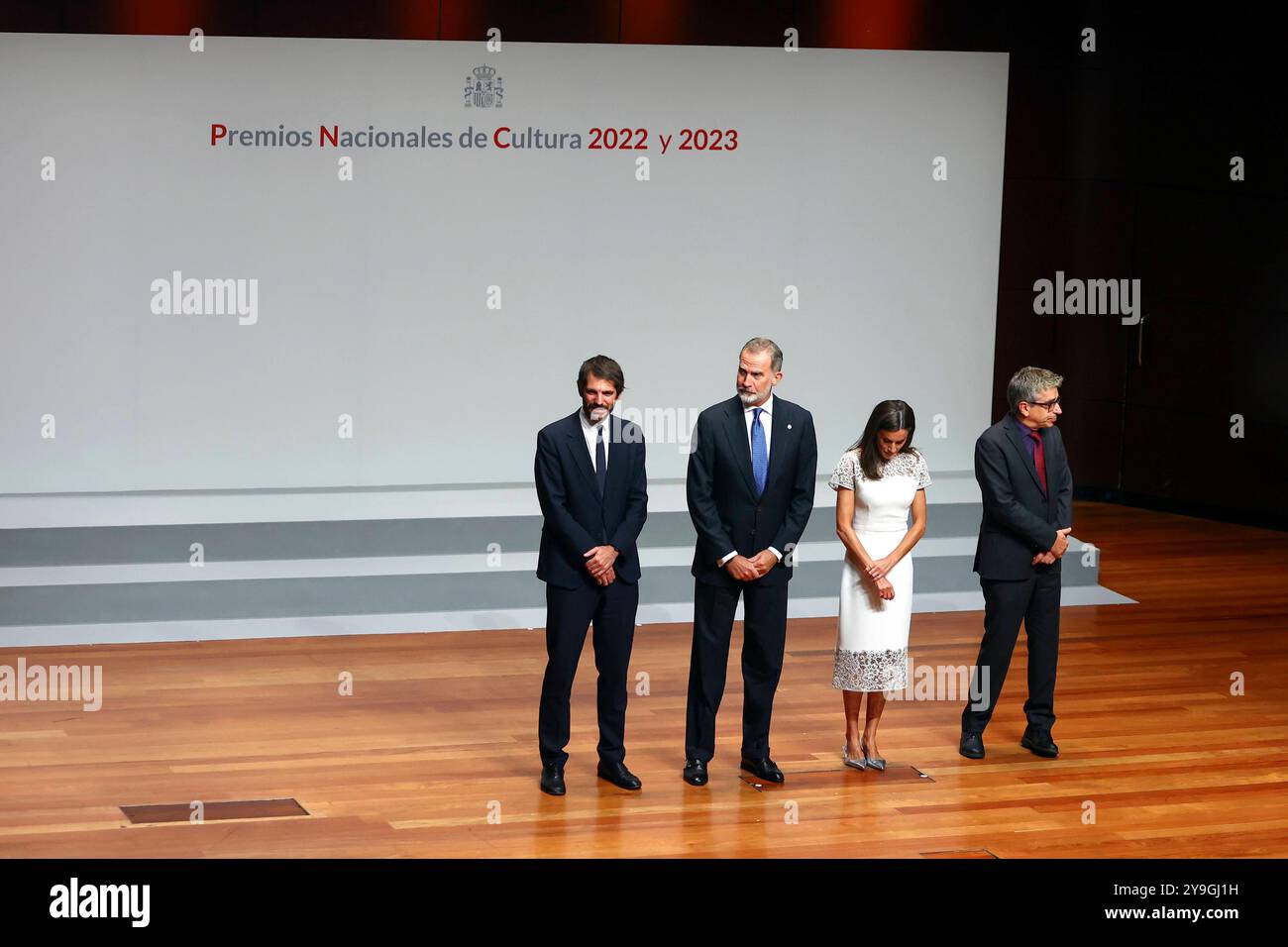 Spanish King Felipe VI and Queen Letizia attending National Culture