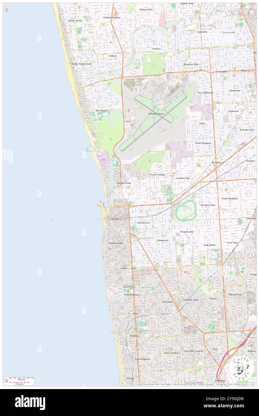 St Leonards Infant School, Holdfast Bay, AU, Australia, South Australia, S 34 58' 21'', N 138 31' 13'', map, Cartascapes Map published in 2024. Explore Cartascapes, a map revealing Earth's diverse landscapes, cultures, and ecosystems. Journey through time and space, discovering the interconnectedness of our planet's past, present, and future. Stock Photo