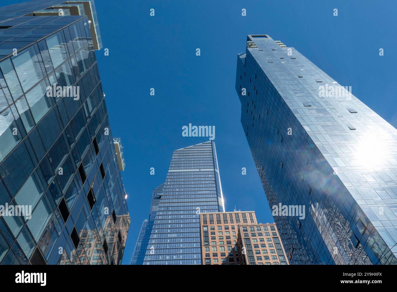Picture of High line Park in West Chelsea is surrounded by luxury condominiums and ...
