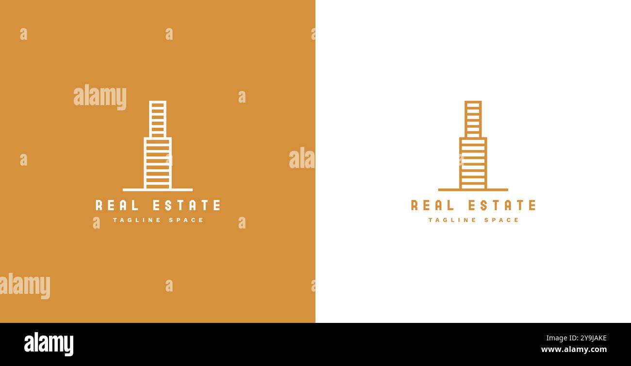 real estate logo in skyscraper building concept vector Stock Vector ...
