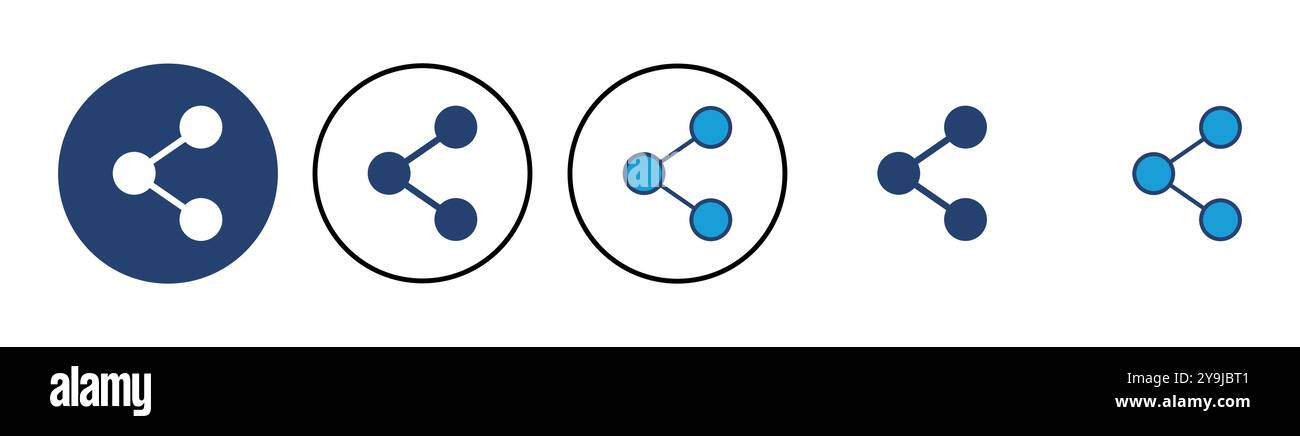 Share icon vector. Sharing vector icon Stock Vector
