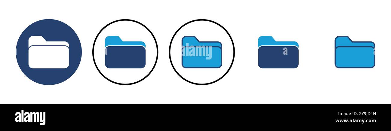Folder icon vector. folder vector icon Stock Vector Image & Art - Alamy