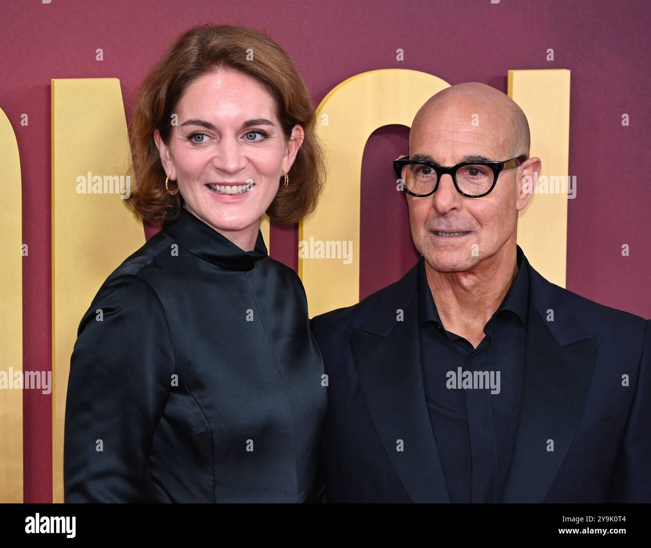 Li Felicity LONDON, ENGLAND: 10th October 2024: Stanley Tucci, Felicity Blunt ...