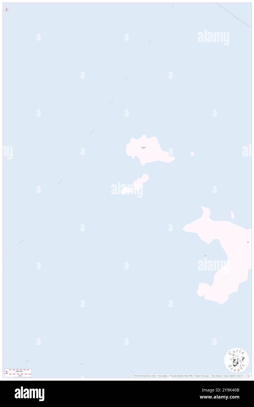 Lacey Island, , AU, Australia, Queensland, S 10 36' 42'', N 142 36' 36'', map, Cartascapes Map published in 2024. Explore Cartascapes, a map revealing Earth's diverse landscapes, cultures, and ecosystems. Journey through time and space, discovering the interconnectedness of our planet's past, present, and future. Stock Photo