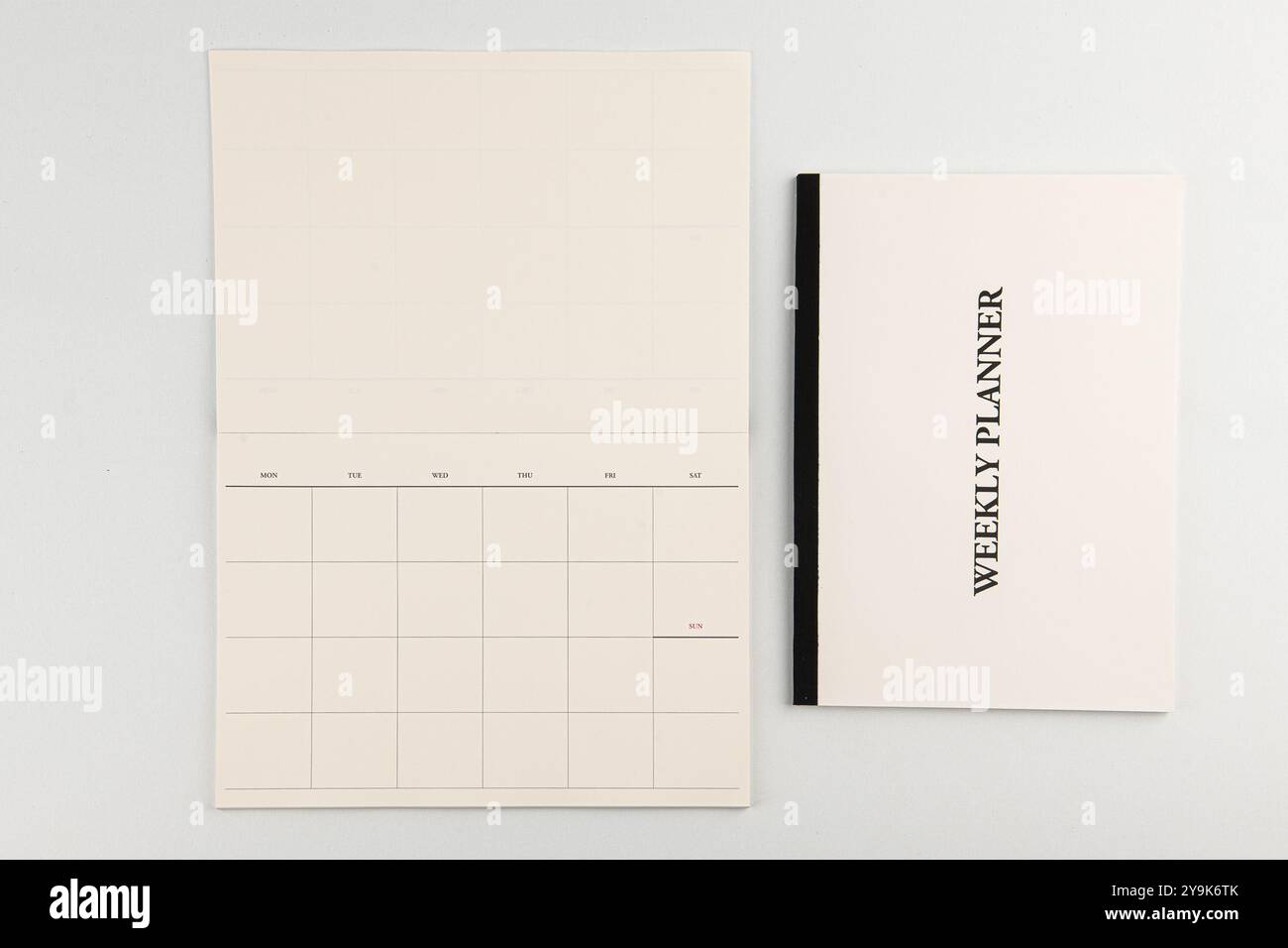 Various notes on a white background Stock Photo