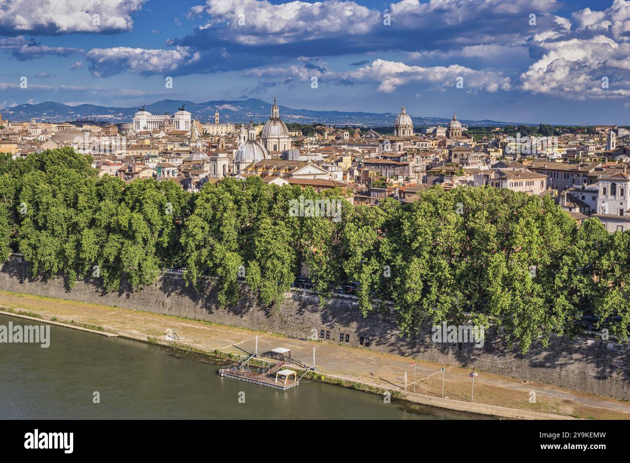 Birds eye view of rome hi-res stock photography and images - Alamy