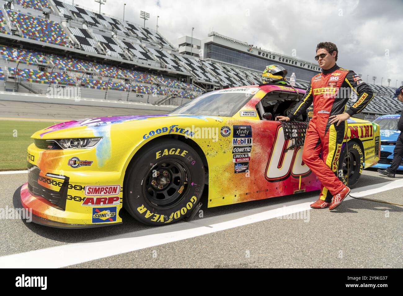 NASCAR Xfinity Driver, Gray Gaulding (08) takes to the track for the ...