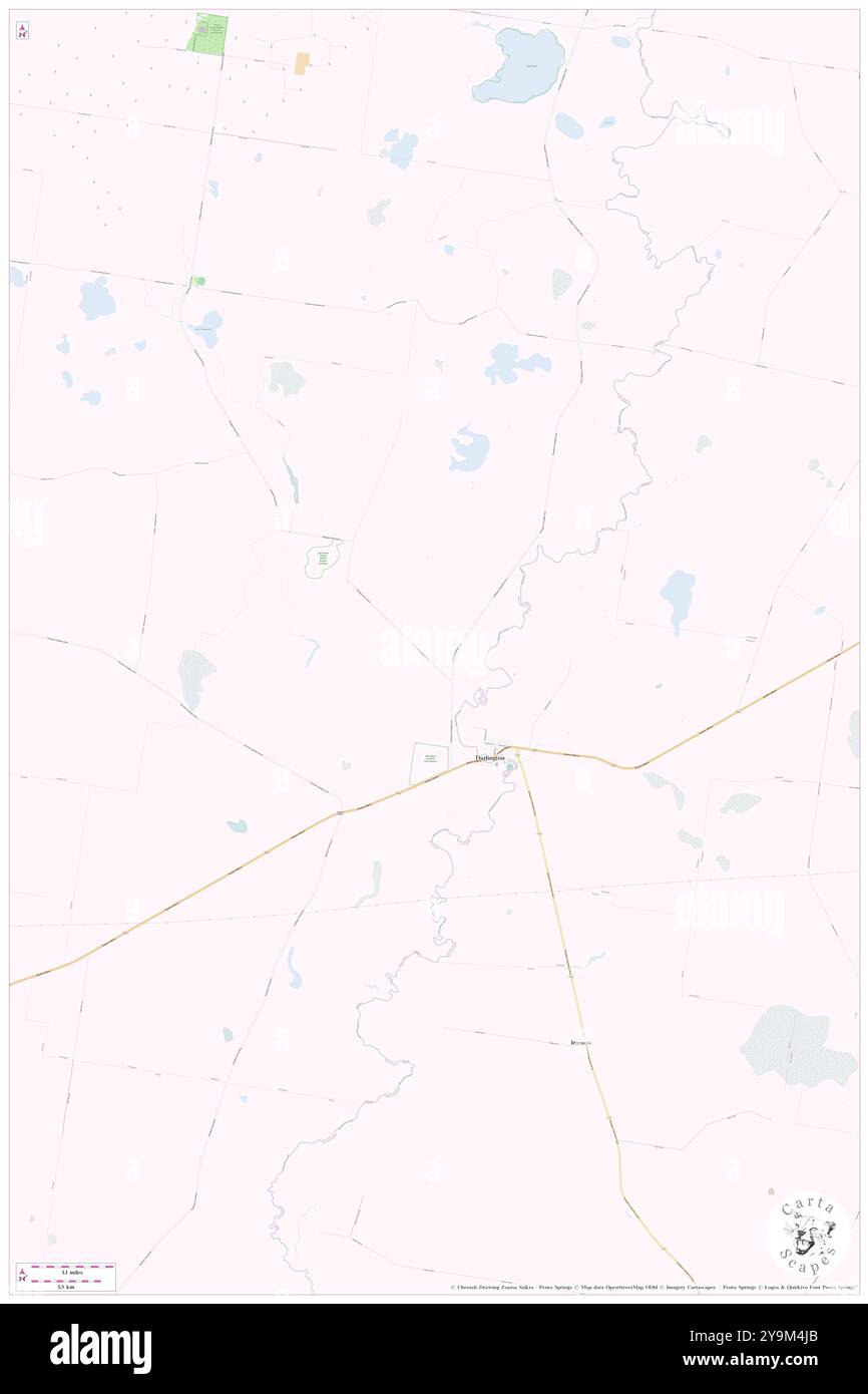 Darlington, Moyne, AU, Australia, Victoria, S 38 0' 0'', N 143 3' 0'', map, Cartascapes Map published in 2024. Explore Cartascapes, a map revealing Earth's diverse landscapes, cultures, and ecosystems. Journey through time and space, discovering the interconnectedness of our planet's past, present, and future. Stock Photo