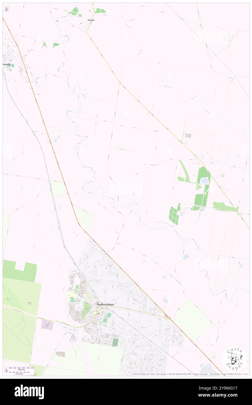 Russells Bridge, Golden Plains, AU, Australia, Victoria, S 38 0' 57'', N 144 10' 50'', map, Cartascapes Map published in 2024. Explore Cartascapes, a map revealing Earth's diverse landscapes, cultures, and ecosystems. Journey through time and space, discovering the interconnectedness of our planet's past, present, and future. Stock Photo