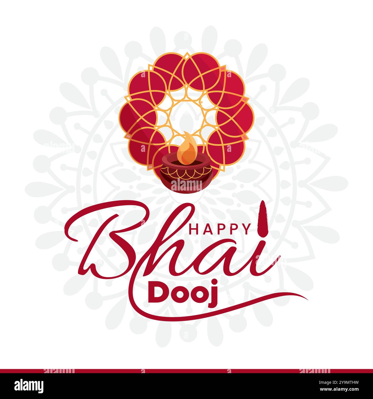 Bhai dooj for Indian festival of brother and sister bonding celebration Bhai dooj for Indian festival of brother and sister bonding celebration