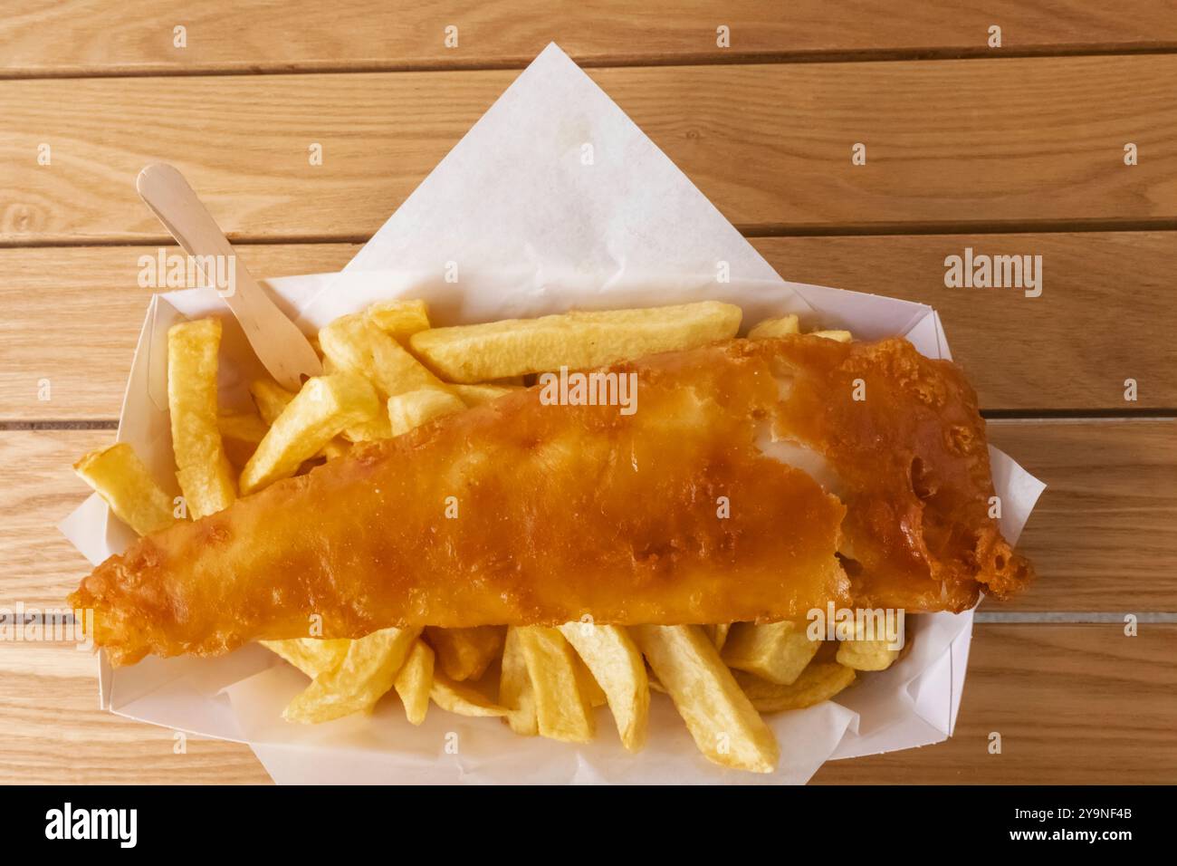 England, Kent, Dover, Fish and Chips Stock Photo