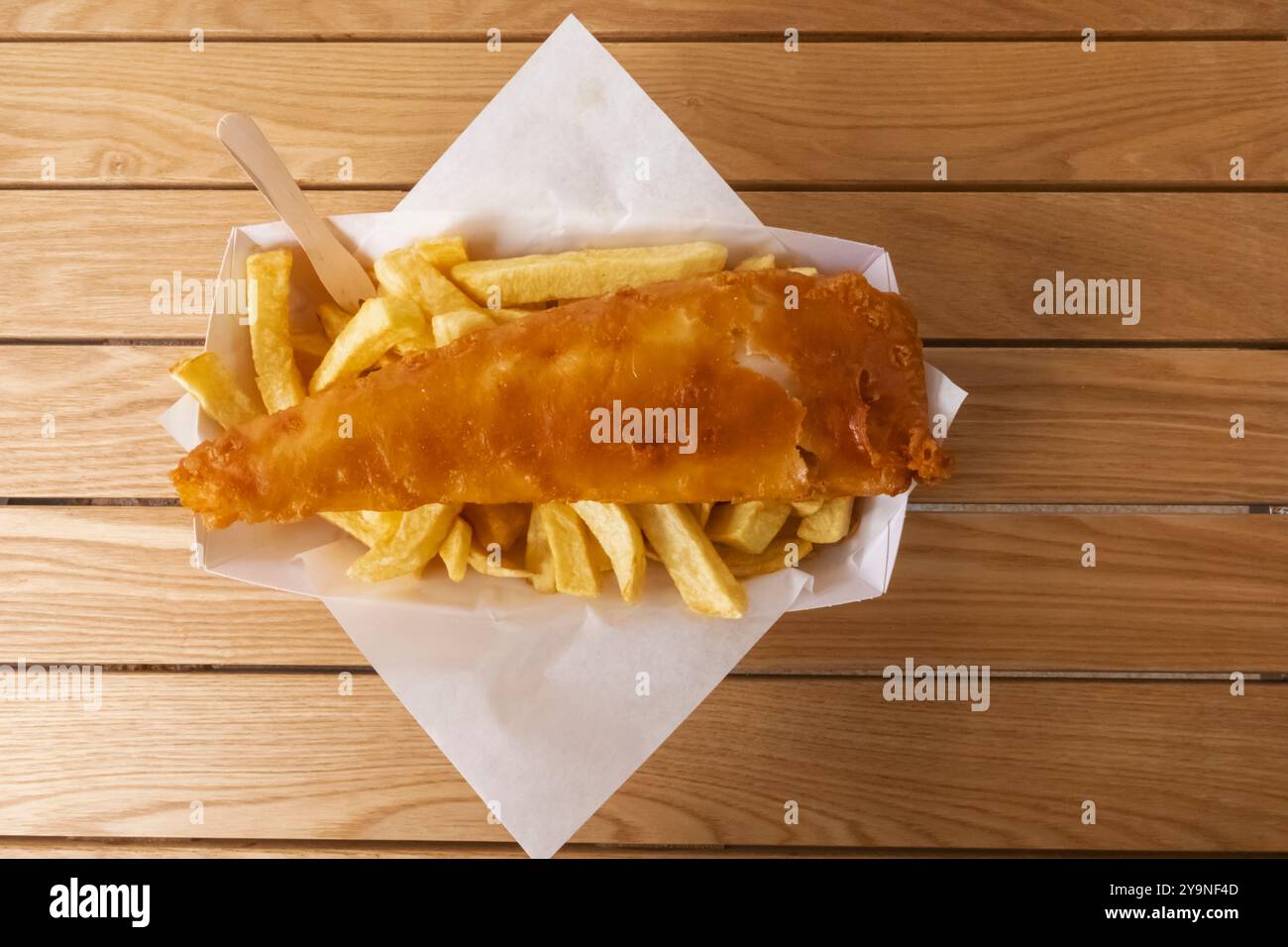 England, Kent, Dover, Fish and Chips Stock Photo