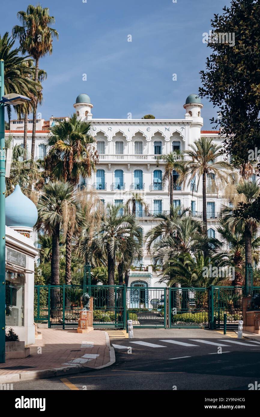 Fresh Look at Menton France August 31 2024 The Beautiful Historic Facade Of