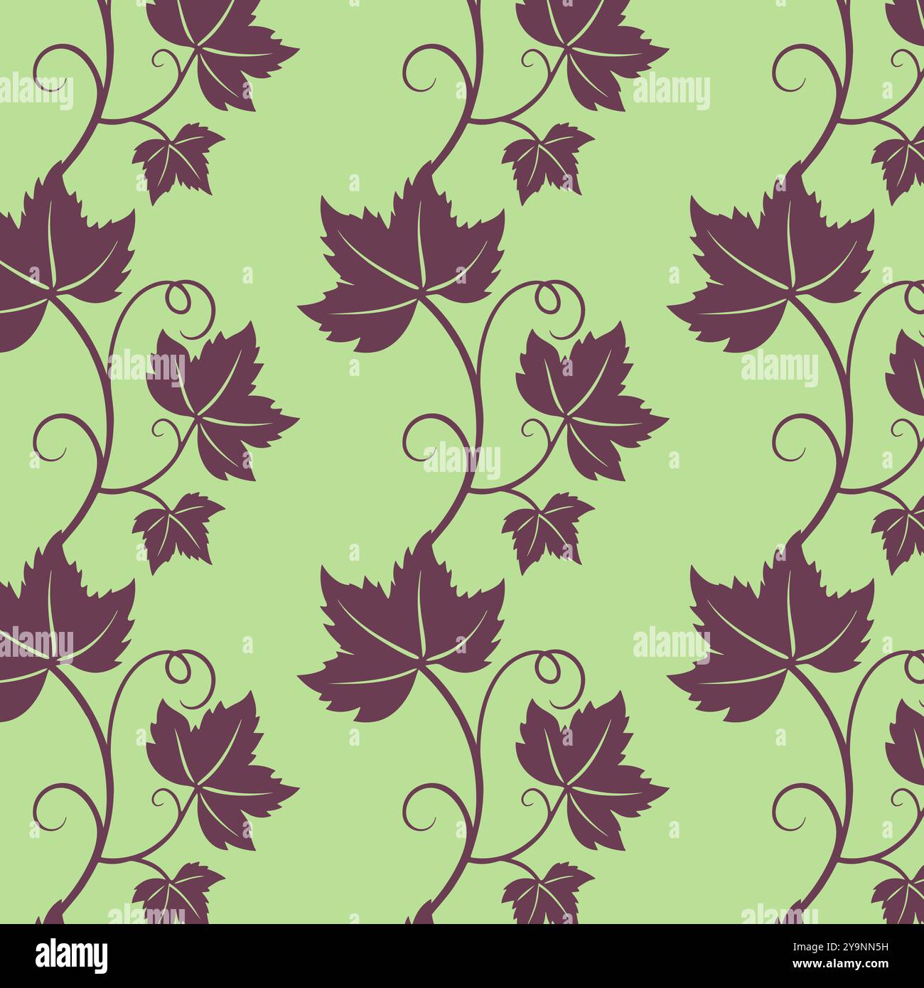 Grapevine in Burgundy Print main image 0