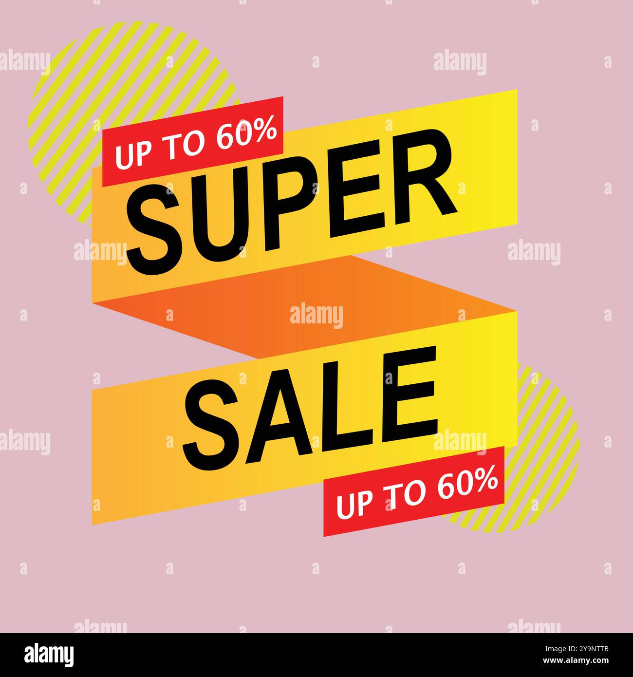Supper Sale Banner Stock Vector