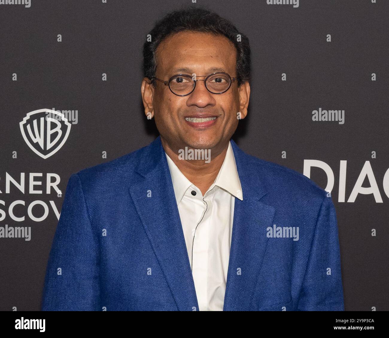 New York, USA. 10th Oct, 2024. Sukumar Nagendran arrives on the red carpet for the Project Healthy Minds' World Mental Health Day Gala at Spring Studios in New York, New York, on Oct. 10, 2024. Photo by Gabriele Holtermann Credit: Sipa USA/Alamy Live News Stock Photo