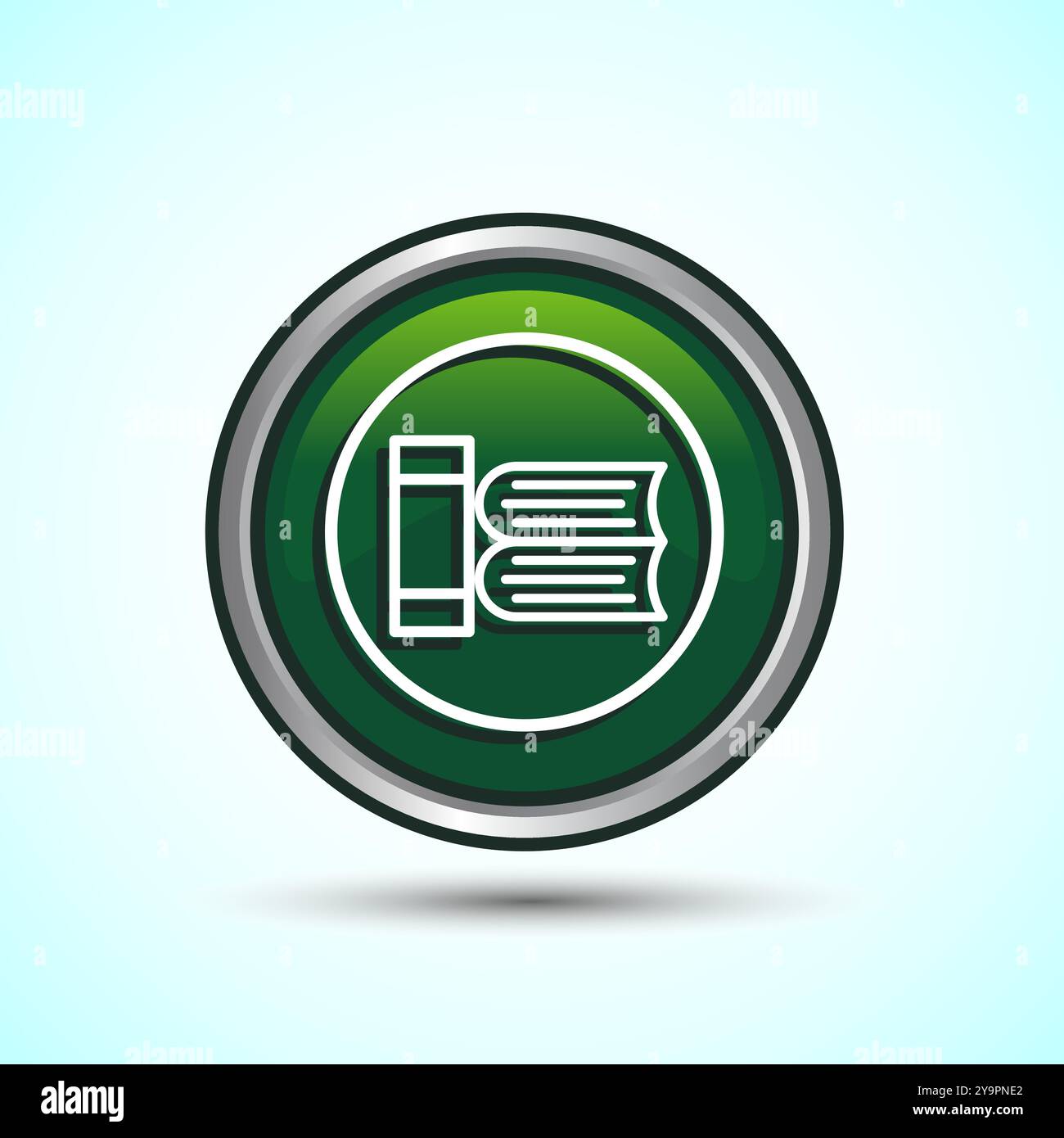Book Icon Design Illustration, Book Icon For Apps and Websites, Button ...