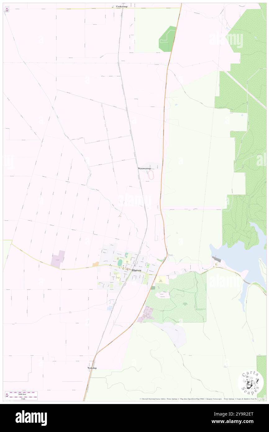 Troy, Harvey, AU, Australia, Western Australia, S 33 3' 31'', N 115 53' 51'', map, Cartascapes Map published in 2024. Explore Cartascapes, a map revealing Earth's diverse landscapes, cultures, and ecosystems. Journey through time and space, discovering the interconnectedness of our planet's past, present, and future. Stock Photo