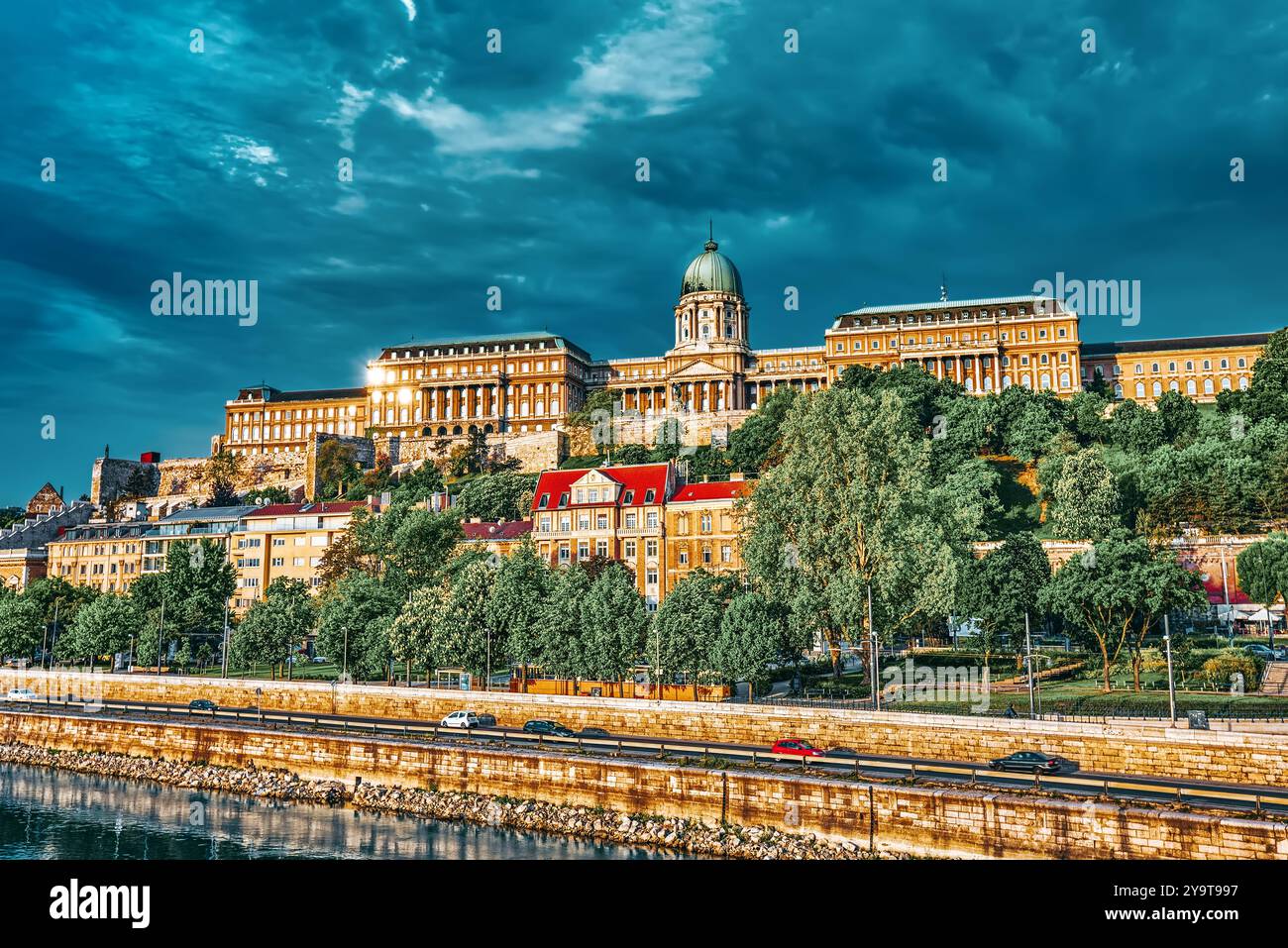 Panorama buda castle equestrian hi-res stock photography and images - Alamy