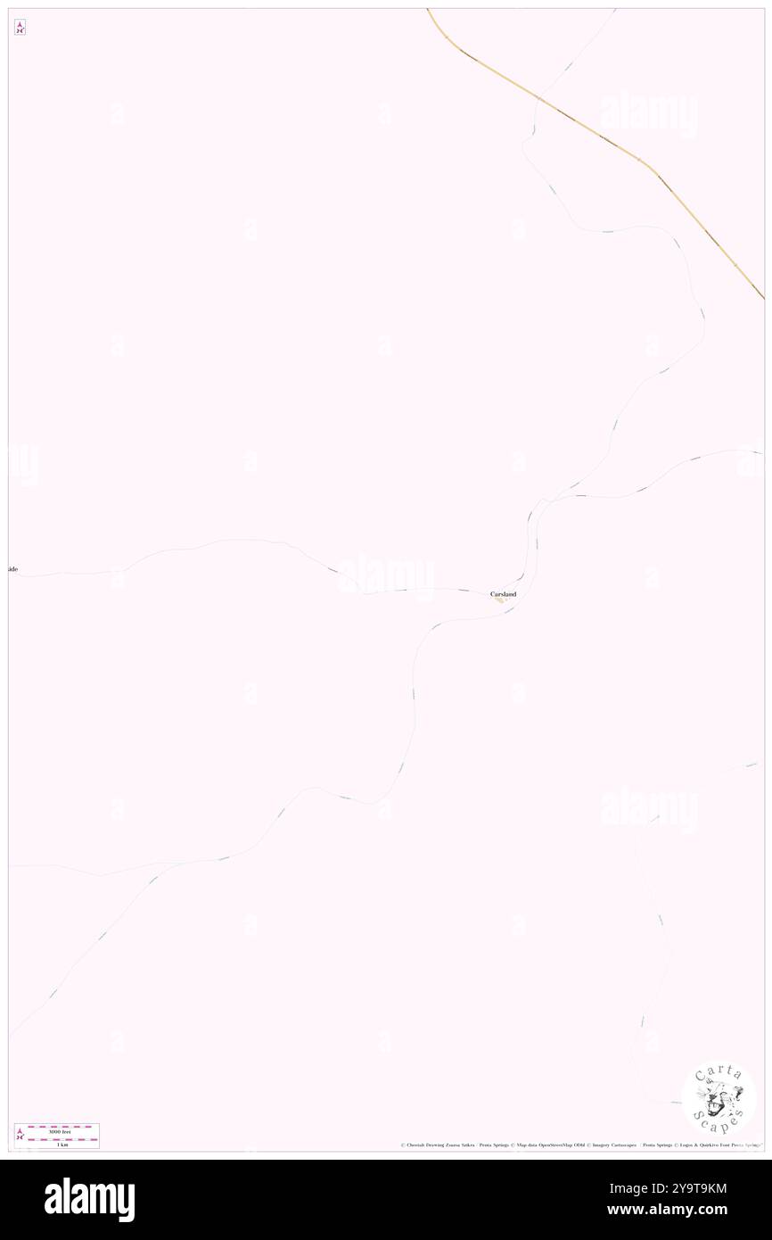 Carsland, Cloncurry, AU, Australia, Queensland, S 20 30' 0'', N 140 18' 0'', map, Cartascapes Map published in 2024. Explore Cartascapes, a map revealing Earth's diverse landscapes, cultures, and ecosystems. Journey through time and space, discovering the interconnectedness of our planet's past, present, and future. Stock Photo