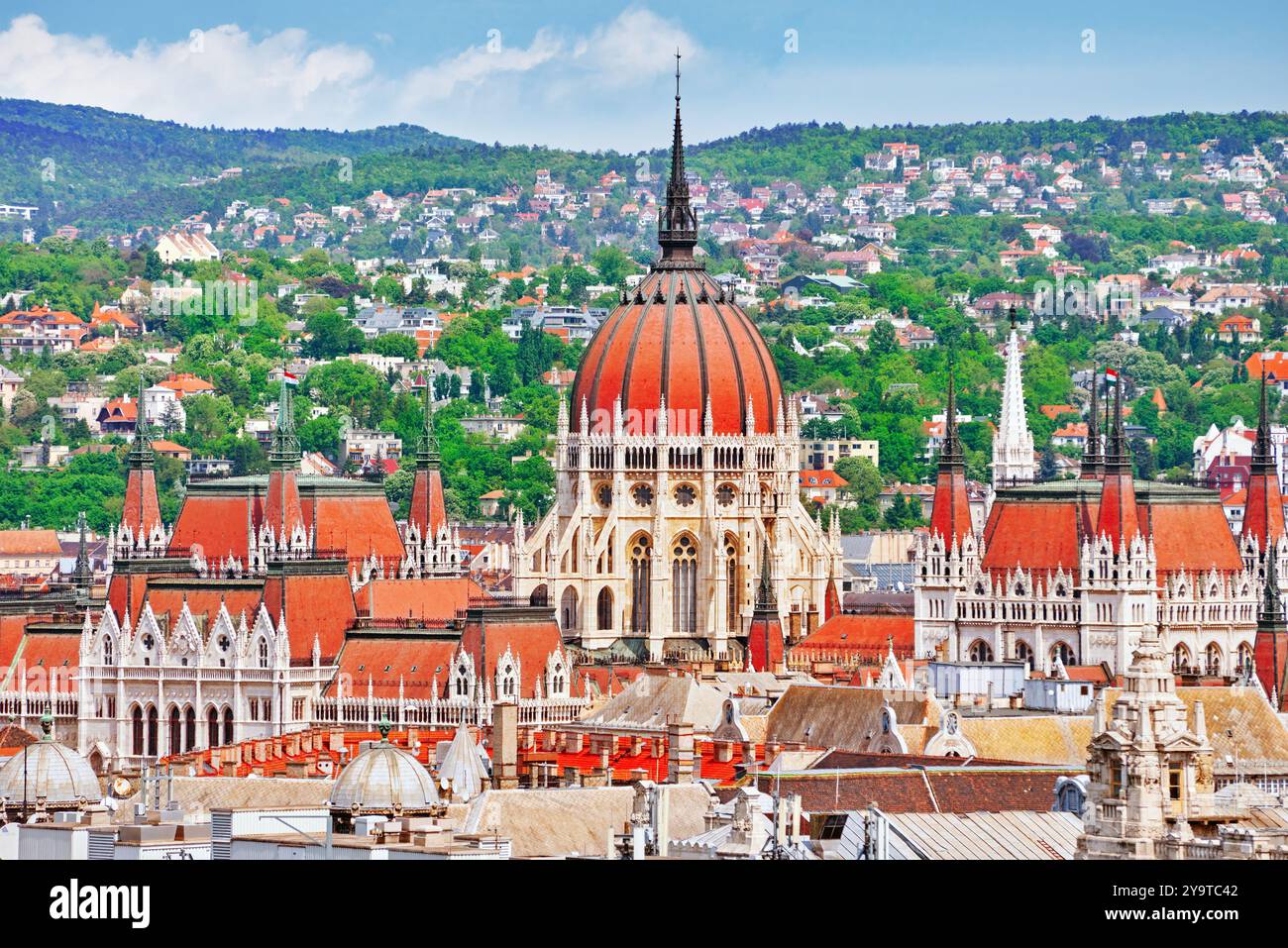 Center Of Budapest Hungarian Parliament View From The St Stephen center-of-budapest-hungarian-parliament-view-from-the-st-stephen