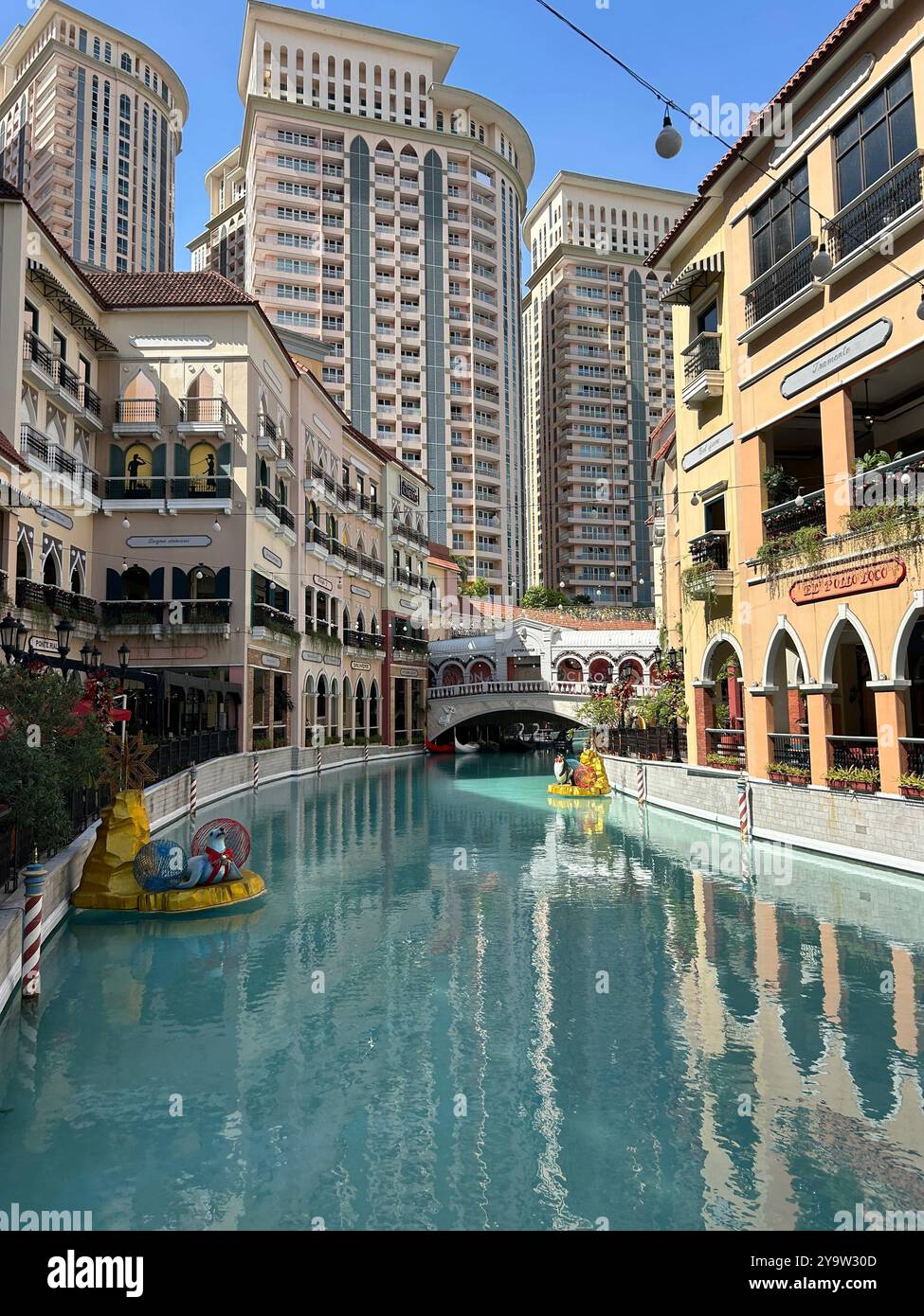 super nice place in manila, reproduction of Venice canal, good experince for every one. Manila capital city of Philippines - Smartphone Captured Stock Image