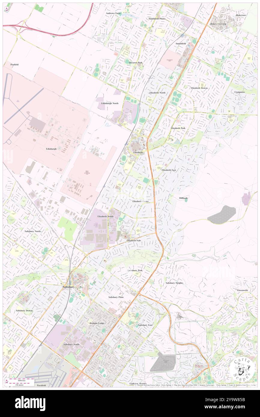 St Mary Magdalene Primary School, Playford, AU, Australia, South Australia, S 34 44' 3'', N 138 39' 58'', map, Cartascapes Map published in 2024. Explore Cartascapes, a map revealing Earth's diverse landscapes, cultures, and ecosystems. Journey through time and space, discovering the interconnectedness of our planet's past, present, and future. Stock Photo