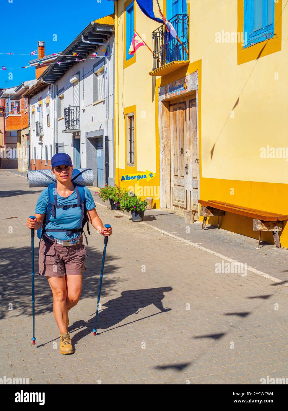 Hiking walking poles hi-res stock photography and images - Alamy