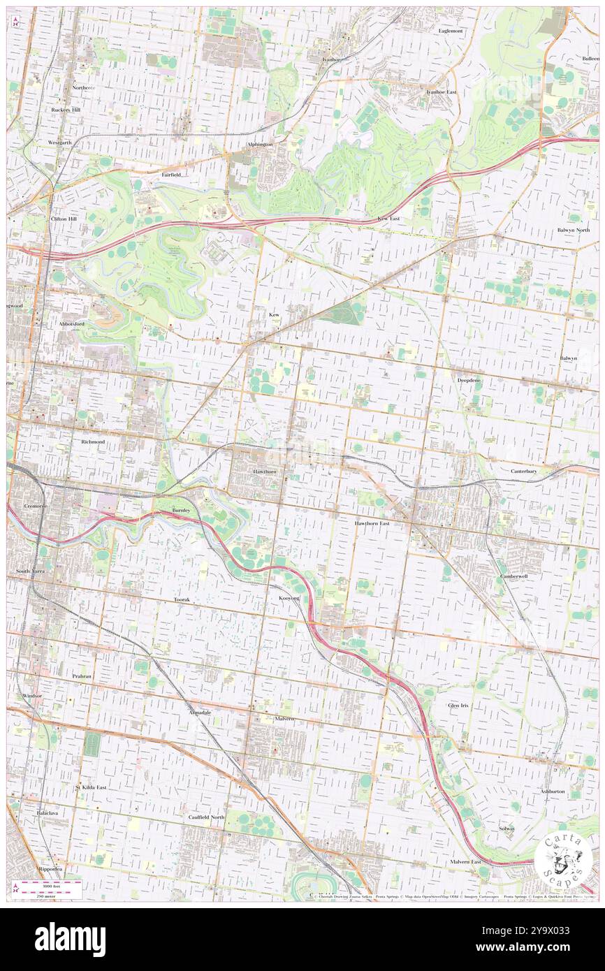 Swinburne University of Technology, Boroondara, AU, Australia, Victoria, S 37 49' 19'', N 145 2' 17'', map, Cartascapes Map published in 2024. Explore Cartascapes, a map revealing Earth's diverse landscapes, cultures, and ecosystems. Journey through time and space, discovering the interconnectedness of our planet's past, present, and future. Stock Photo