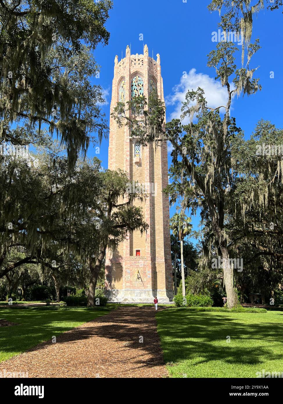 The Singing Tower, Bok Tower Gardens, Lake Wales, Florida, USA - Smartphone Captured Stock Image