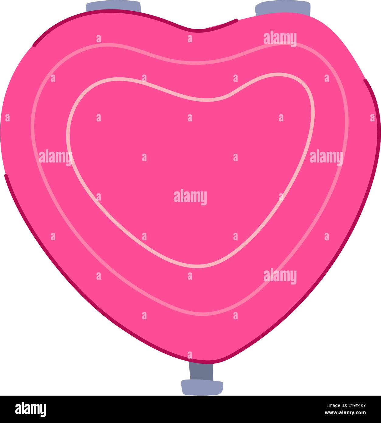 reflection compact mirror cartoon vector illustration Stock Vector ...