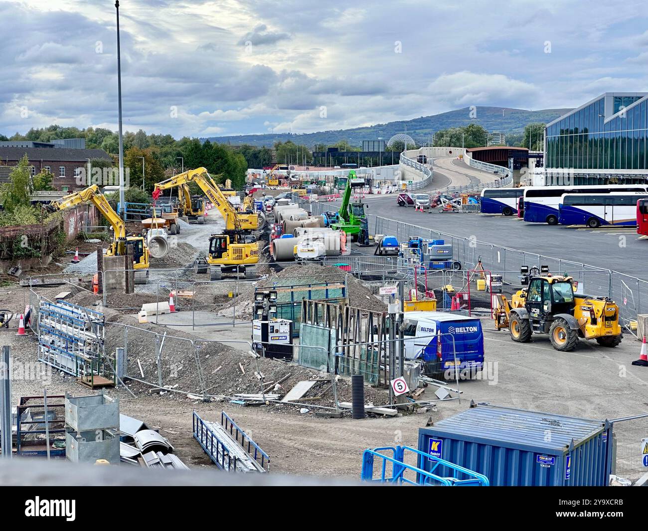 Belfast Grand Central Station - Smartphone Captured Stock Image