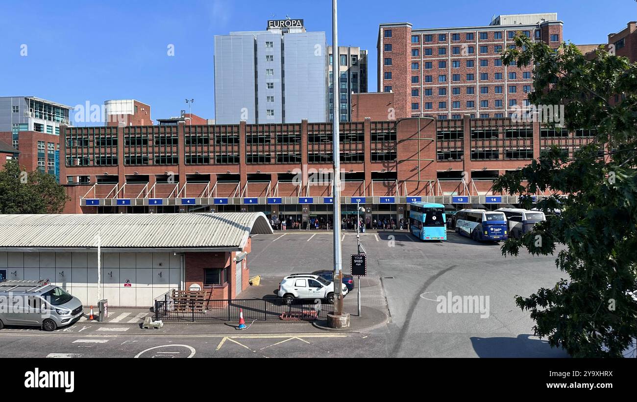 Europa Bus Centre, Belfast - Smartphone Captured Stock Image