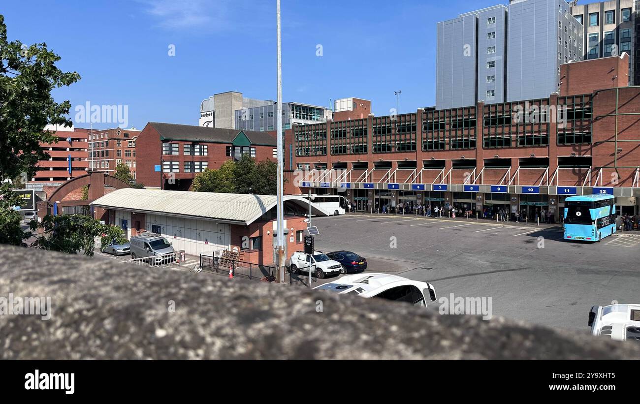 Europa Bus Centre, Belfast - Smartphone Captured Stock Image