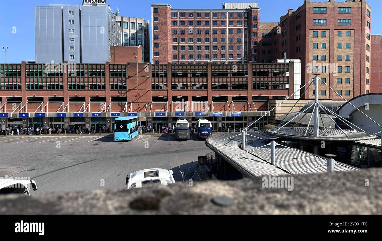 Europa Bus Centre, Belfast - Smartphone Captured Stock Image