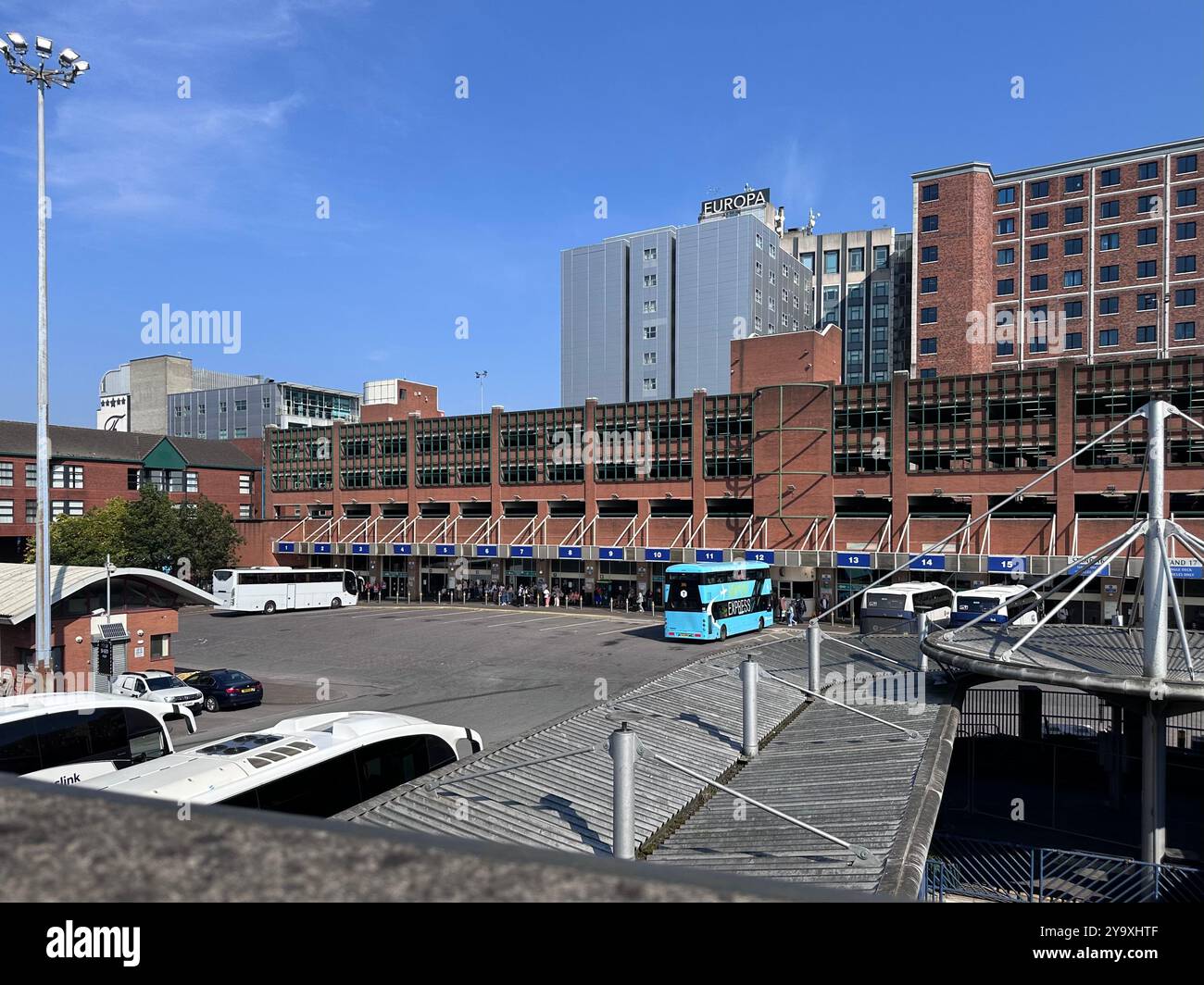 Europa Bus Centre, Belfast - Smartphone Captured Stock Image