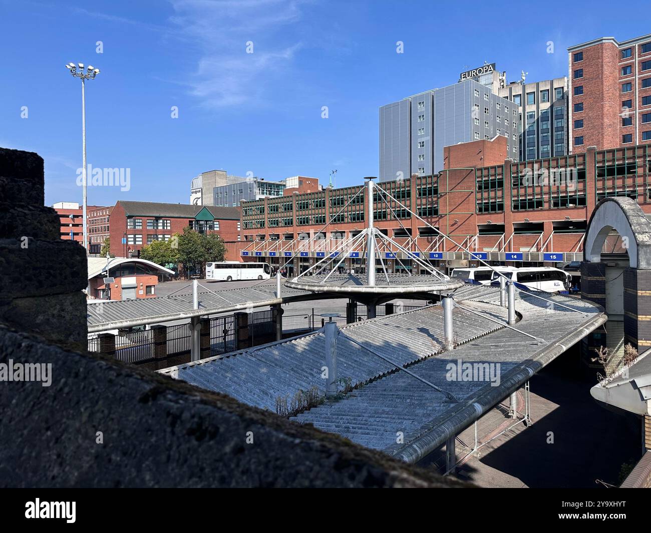 Europa Bus Centre, Belfast - Smartphone Captured Stock Image