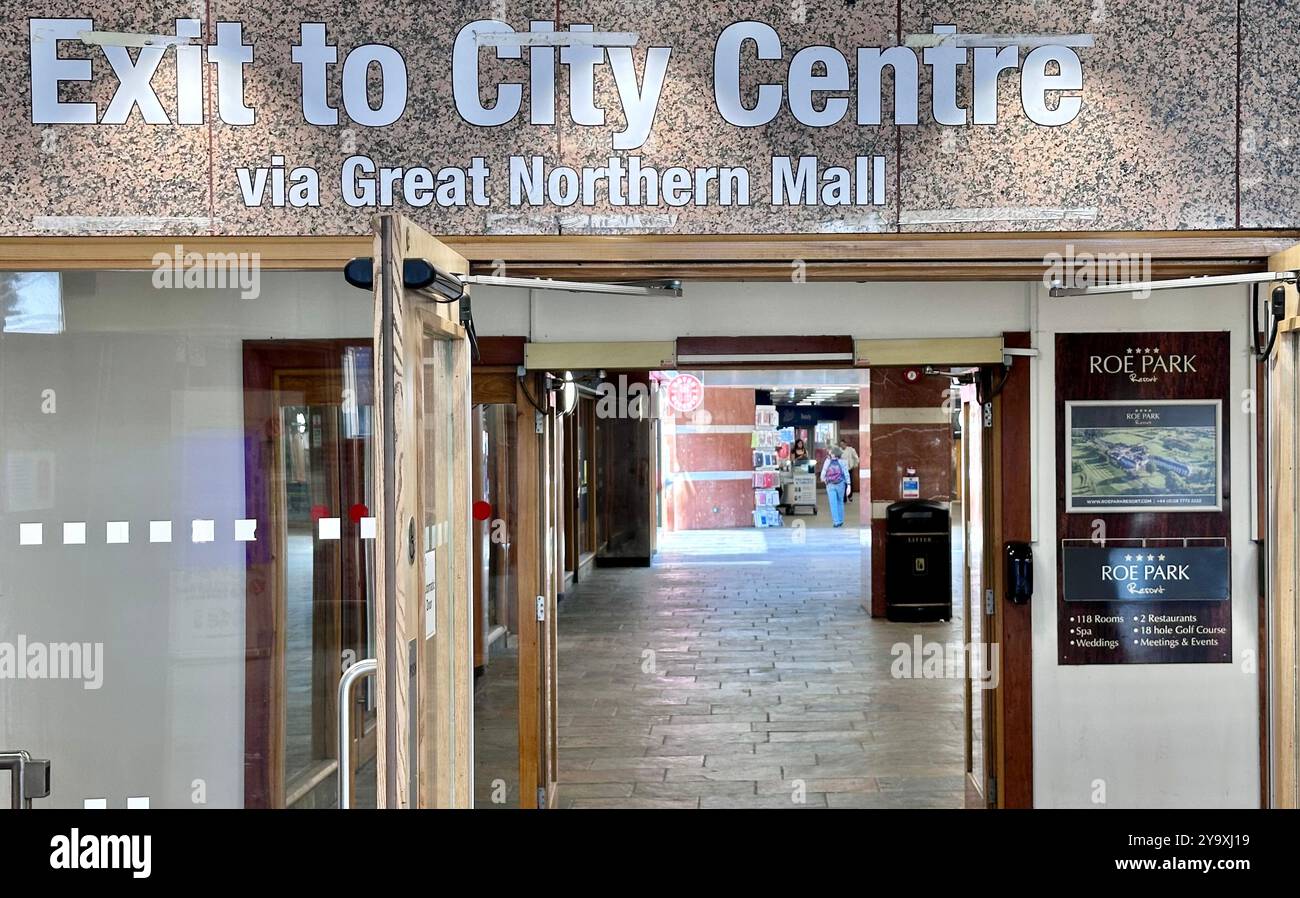 Europa Bus Centre, Belfast - Smartphone Captured Stock Image