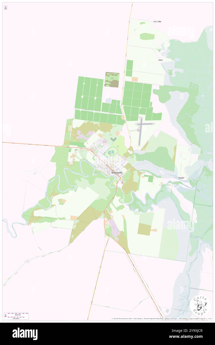 Balranald, Balranald, AU, Australia, New South Wales, S 34 38' 11'', N 143 33' 41'', map, Cartascapes Map published in 2024. Explore Cartascapes, a map revealing Earth's diverse landscapes, cultures, and ecosystems. Journey through time and space, discovering the interconnectedness of our planet's past, present, and future. Stock Photo