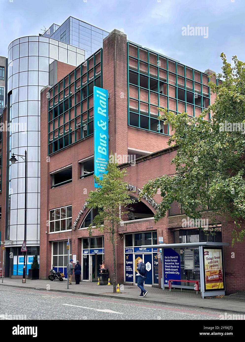 Europa Bus Centre, Belfast - Smartphone Captured Stock Image