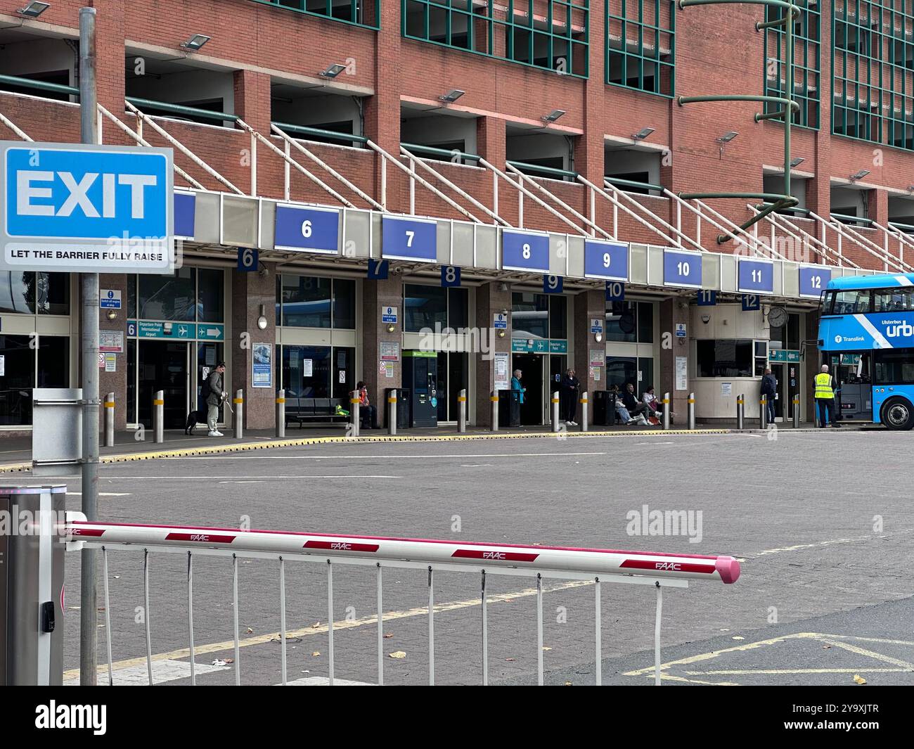 Europa Bus Centre, Belfast - Smartphone Captured Stock Image