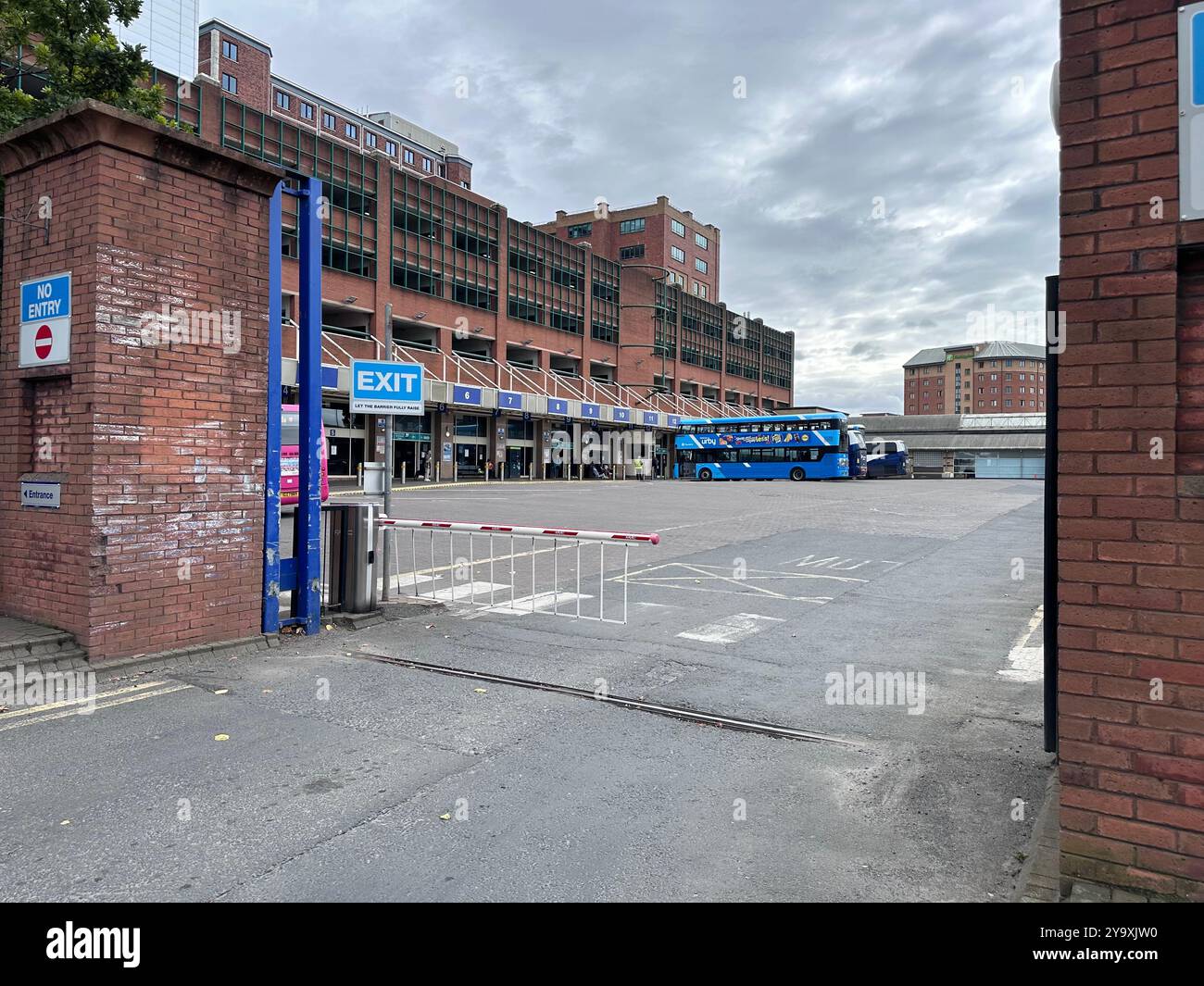 Europa Bus Centre, Belfast - Smartphone Captured Stock Image