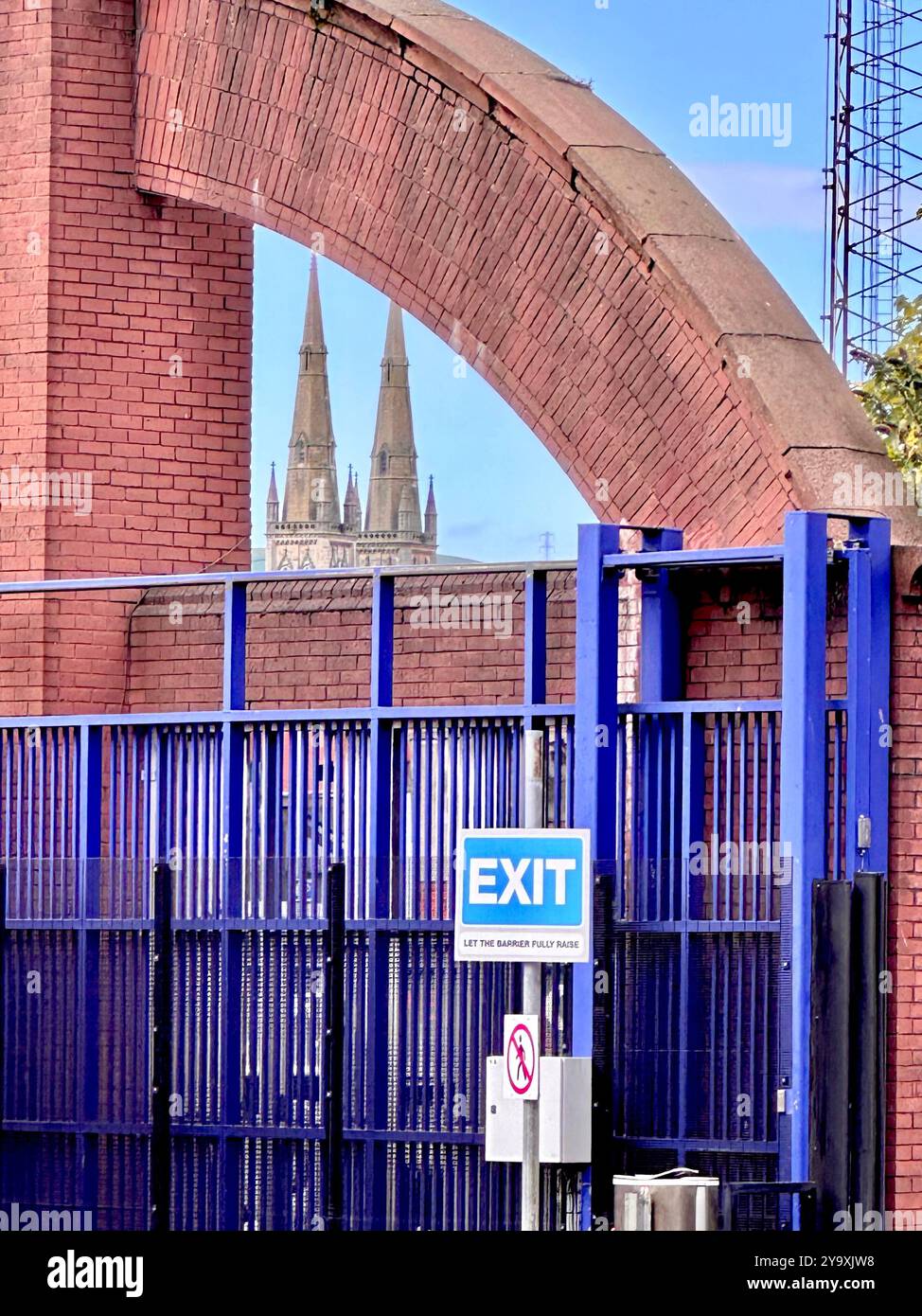 Europa Bus Centre, Belfast - Smartphone Captured Stock Image
