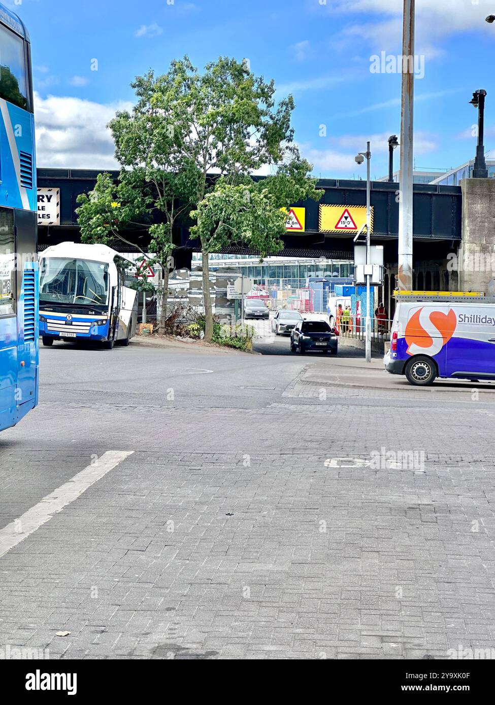 Europa Bus Centre, Belfast - Smartphone Captured Stock Image