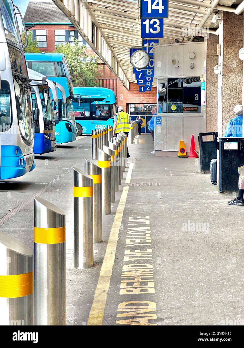 Europa Bus Centre, Belfast - Smartphone Captured Stock Image
